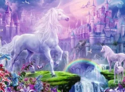 Ravensburger - 100Pc Glitter Unicorn Kingdom Puzzle