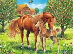 Ravensburger - 100Pc Horses in the Field Puzzle