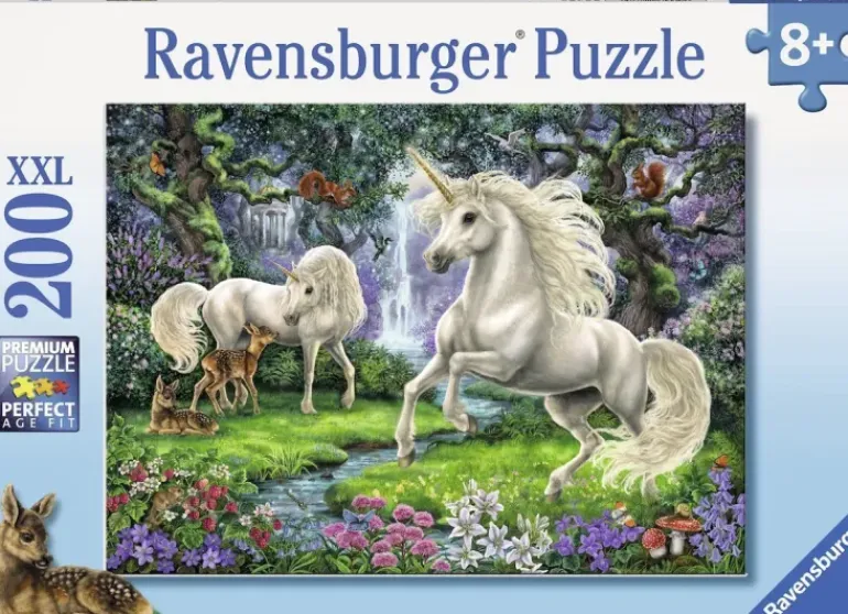 Ravensburger - 200Pc Mystical Unicorns Puzzle