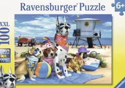 Ravensburger - 100Pc No Dogs on the Beach Puzzle