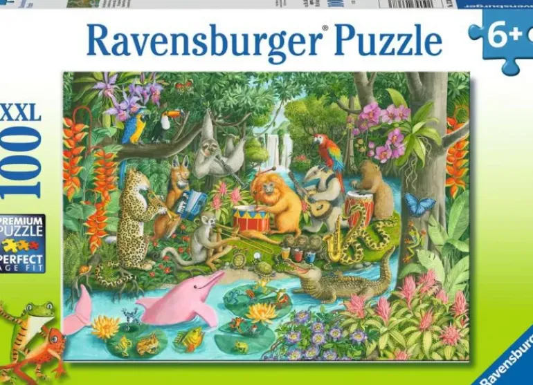 Ravensburger - 100Pc Rainforest River Band Puzzle