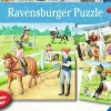 Ravensburger - 3 x 49Pc A Day At The Stables Puzzle