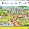 Ravensburger - 2 x 24Pc A Day at the Zoo Puzzle