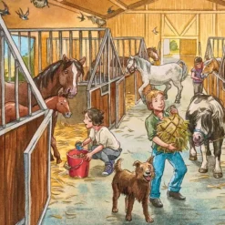 Ravensburger - 3 x 49Pc A Day with Horses Puzzle