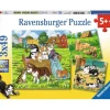 Ravensburger - 3 x 49Pc Cats And Dogs Puzzle
