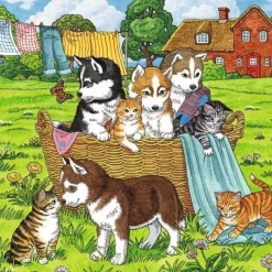 Ravensburger - 3 x 49Pc Cats And Dogs Puzzle