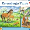 Ravensburger - 3 x 49Pc Cuddle Time Puzzle