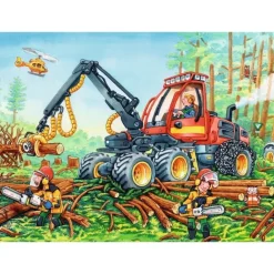 Ravensburger - 2 x 24Pc Diggers at Work Puzzle