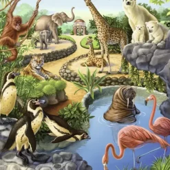 Ravensburger - 3 x 49Pc Forest Zoo & Pets Puzzle