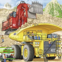 Ravensburger - 3 x 49Pc Giant Vehicles Puzzle