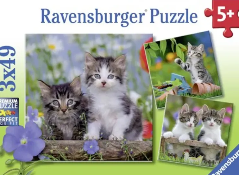 Ravensburger - 3 x 49Pc Kittens Puzzle