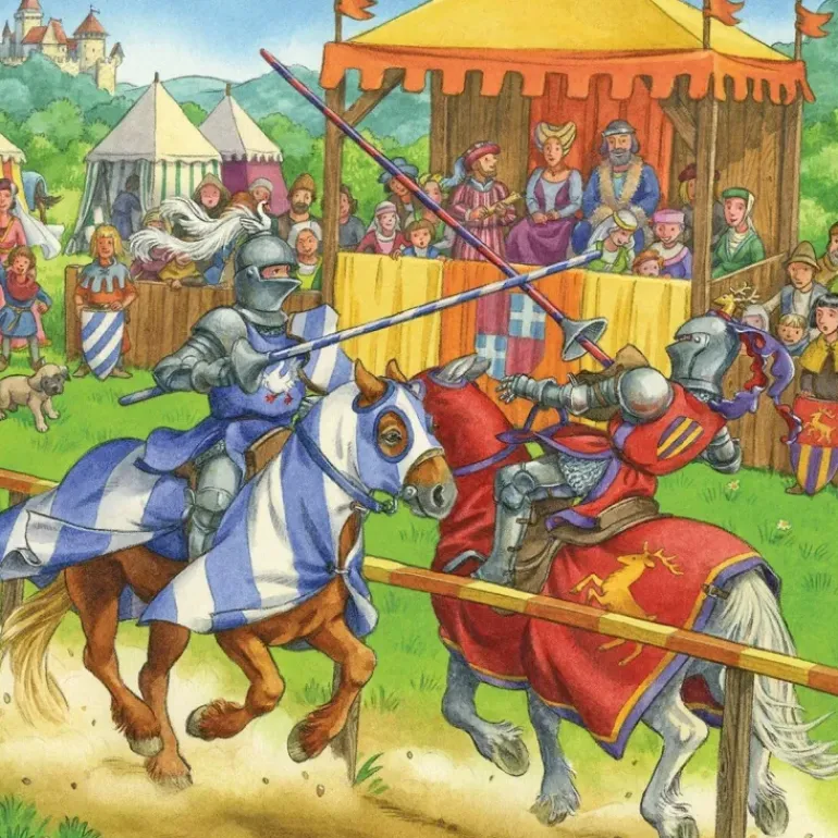Ravensburger - 3 x 49Pc Life Of The Knight Puzzle