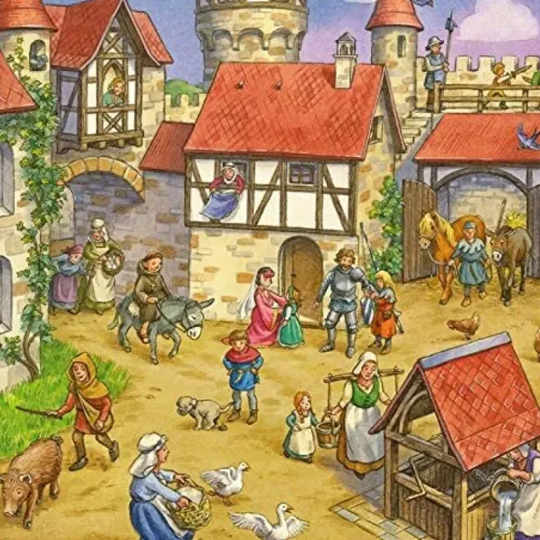 Ravensburger - 3 x 49Pc Life Of The Knight Puzzle