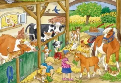 Ravensburger - 2 x 24Pc Merry Country Life Puzzle