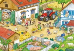 Ravensburger - 2 x 24Pc Merry Country Life Puzzle