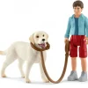 Schleich - Walking With Labrador Retriever