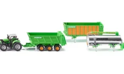 Siku - Deutz-Fahr Tractor with Trailer Set 1:87 Scale