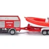 Siku 24 - Mercedes Benz Fire Engine w Boat 1:87