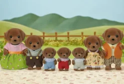 Sylvanian Families - Chocolate Labrador Family