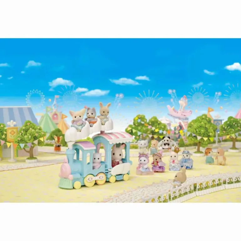 Sylvanian Families - Floating Cloud Rainbow Train