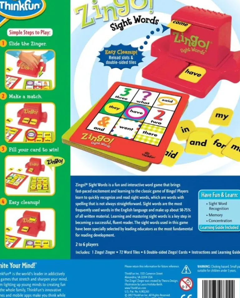 Thinkfun - Zingo! Sight Words