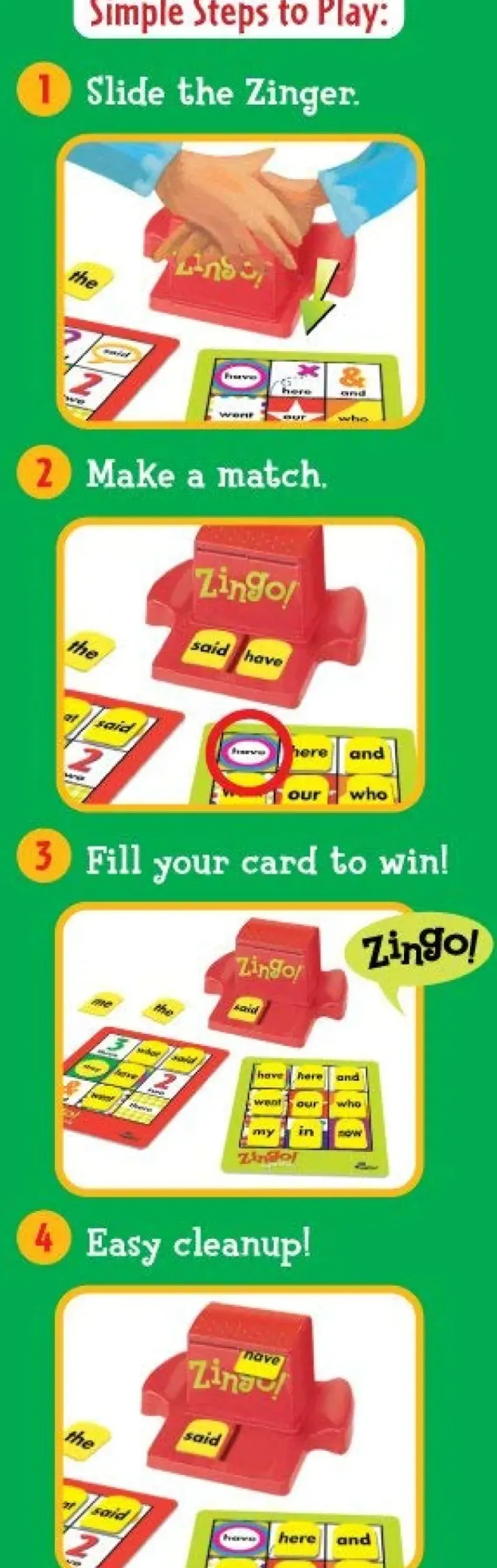 Thinkfun - Zingo! Sight Words