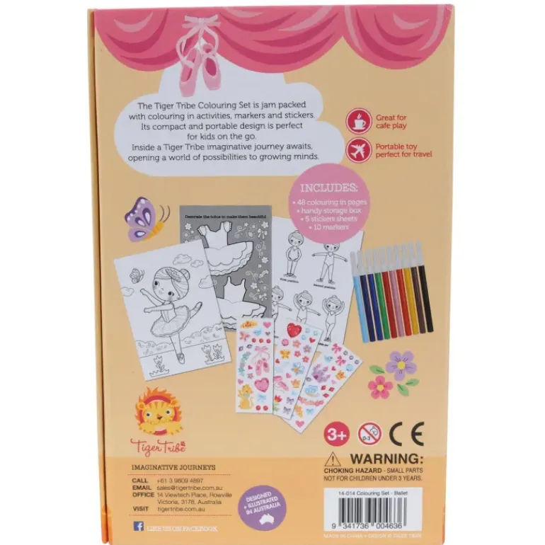 Tiger Tribe - Colouring Set Ballet
