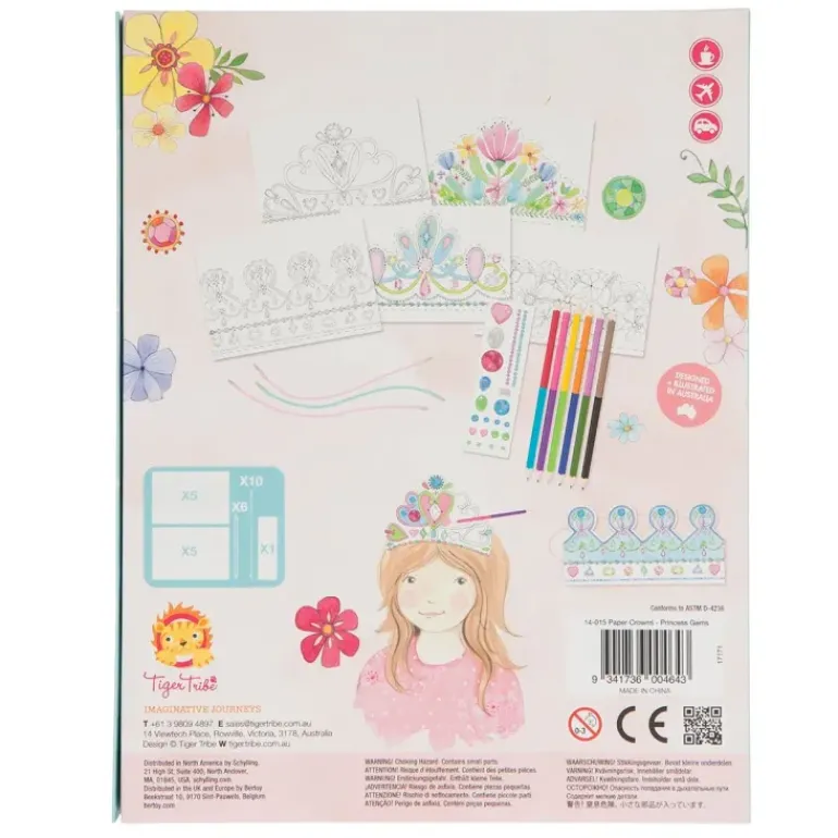 Tiger Tribe - Craft Paper Crowns Princess Gems