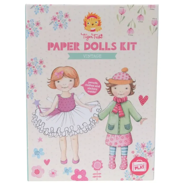 Tiger Tribe - Creative Paper Dolls Kit Vintage