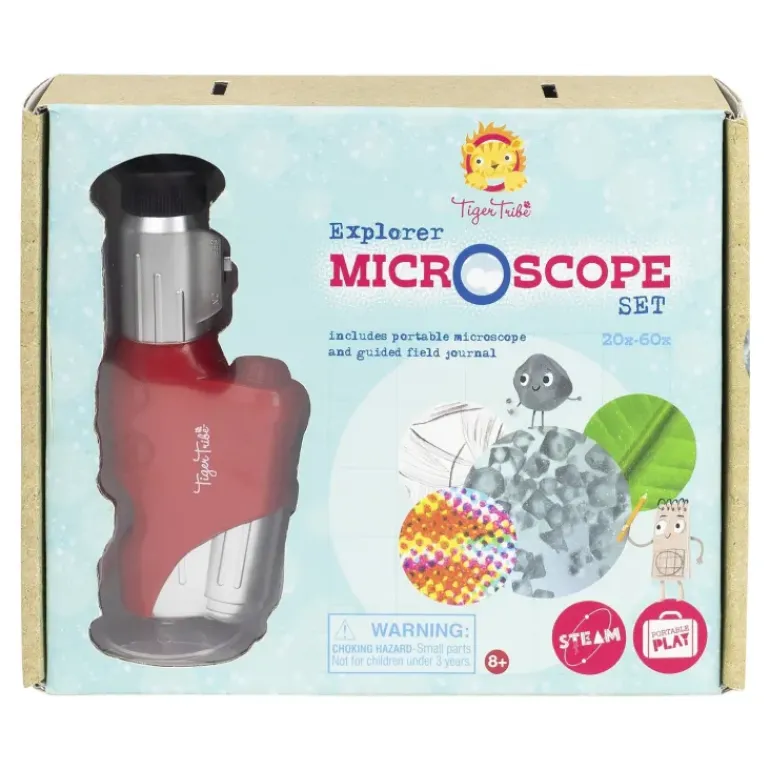 Tiger Tribe - Explorer Microscope Set