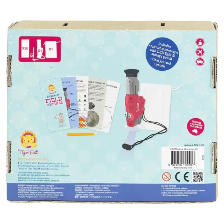 Tiger Tribe - Explorer Microscope Set