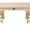 Tikk Tokk - Little BOSS Rectangle Table & Chair Set - Natural