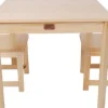Tikk Tokk - Little BOSS Square Table & Chair Set - Natural