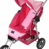 Valco - Mini Marathon Dolls Pram - Hot Pink & Pink