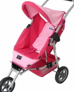 Valco - Mini Marathon Dolls Pram - Hot Pink & Pink