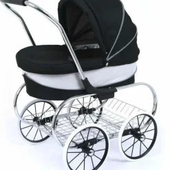 Valco - Mini Princess Dolls Pram - Raven Black