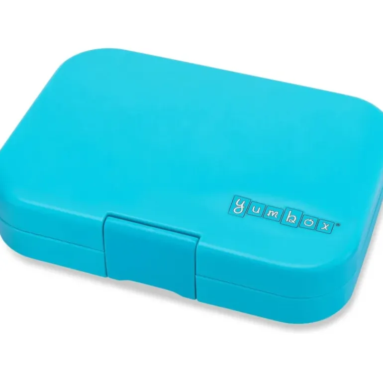Yumbox - Bento Panino 4 Compartment Aqua Rainbow