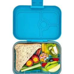 Yumbox - Bento Panino 4 Compartment Aqua Rainbow