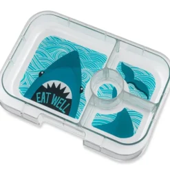 Yumbox - Bento Panino 4 Compartment Green Shark