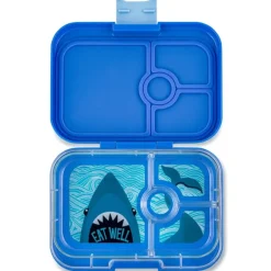 Yumbox - Bento Panino 4 Compartment True Blue Shark