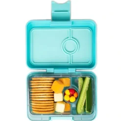 Yumbox - Bento Snack Box 3 Compartment Misty Aqua